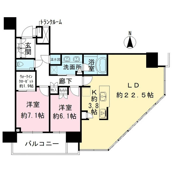 ＴＨＥ　ＴＯＹＯＳＵ　ＴＯＷＥＲ 間取図