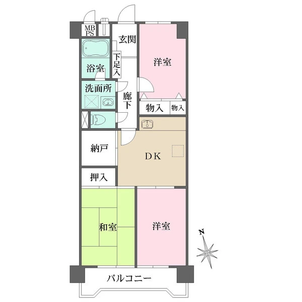 シャンボール尾久 間取図