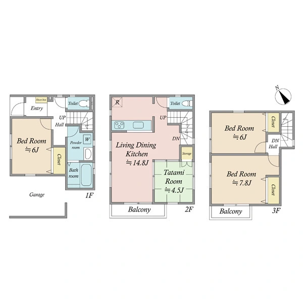 横浜市神奈川区西寺尾4丁目 間取図