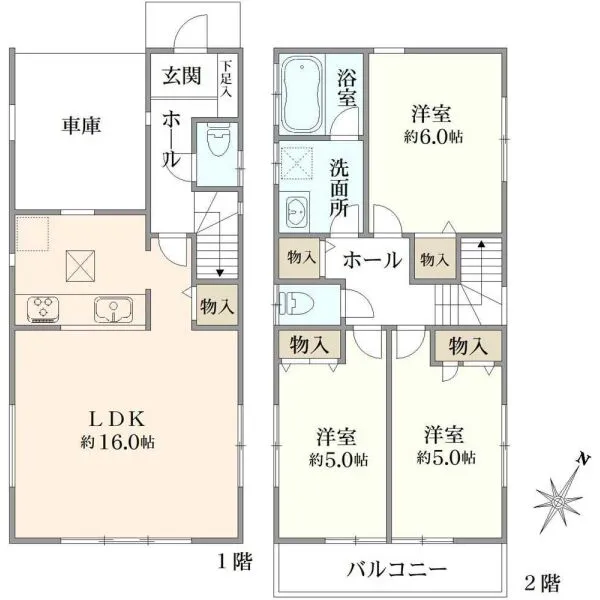 練馬区田柄４丁目 間取図