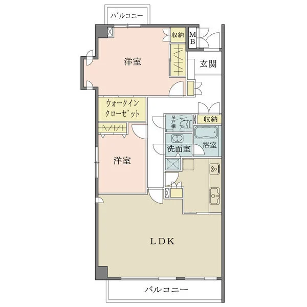 大井仙台坂パークハウス 間取図
