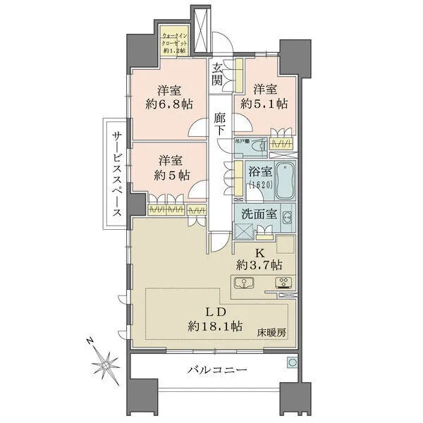 ザ・パークハウス名古屋 間取図