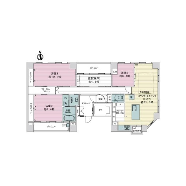 ＣｏＣｏ五条大宮 間取図