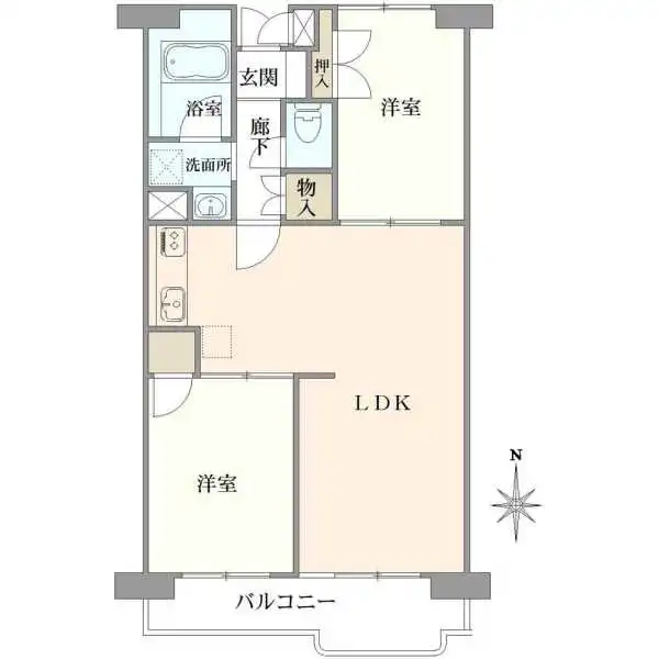 サンライフ南蒲田 間取図