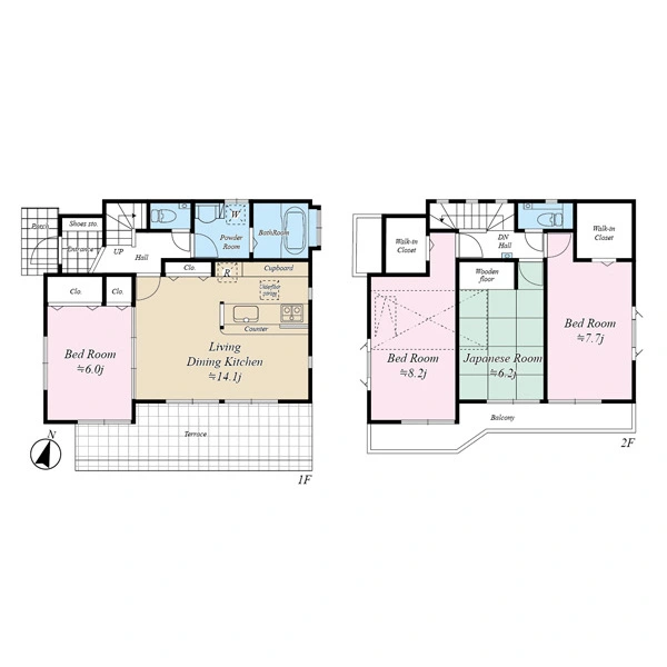 世田谷区北烏山５丁目 間取図