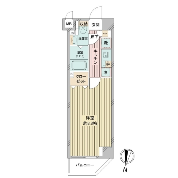 ＸＥＢＥＣ池上ＩＩＩ 間取図