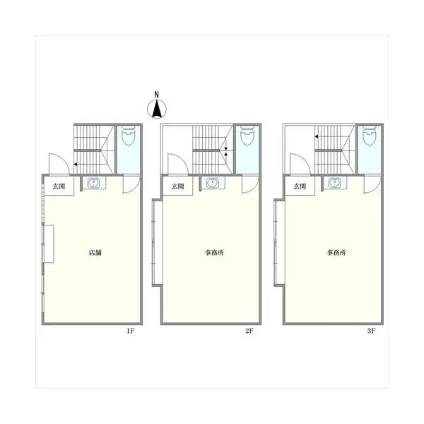 京都市上京区五辻通大宮西入五辻町 間取図