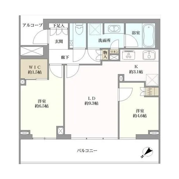 桜プレイス 間取図