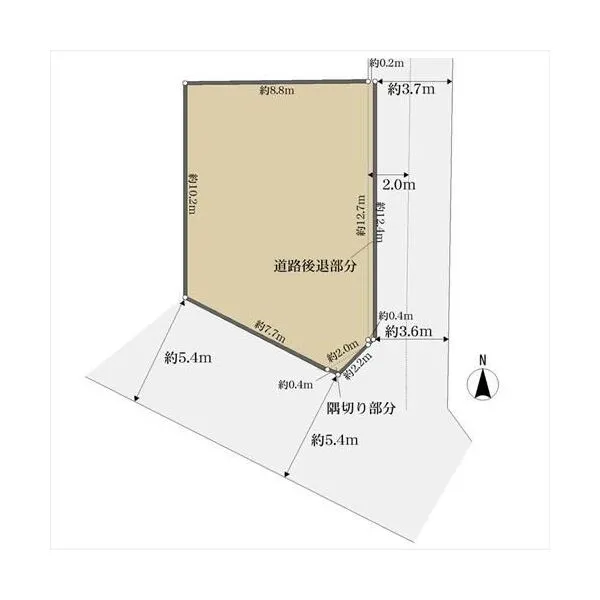杉並区本天沼３丁目 区画図