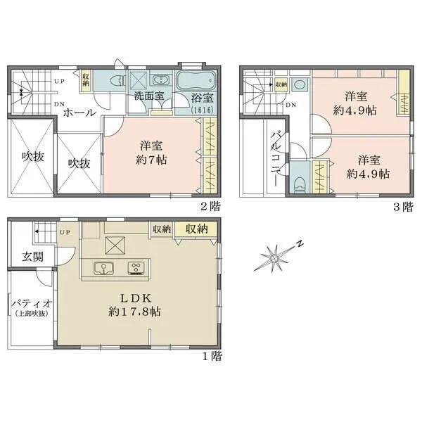 目黒区東山１丁目 間取図