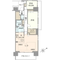 プラウドシティ大津京 間取図