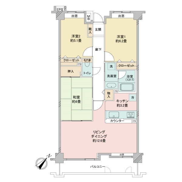 セルノ巣鴨 間取図