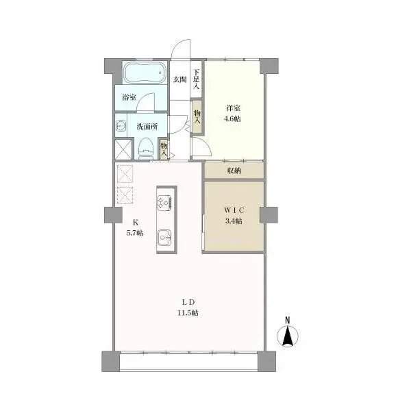 山王パレス 間取図