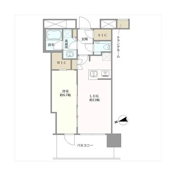 ワテラス　タワーレジデンス 間取図