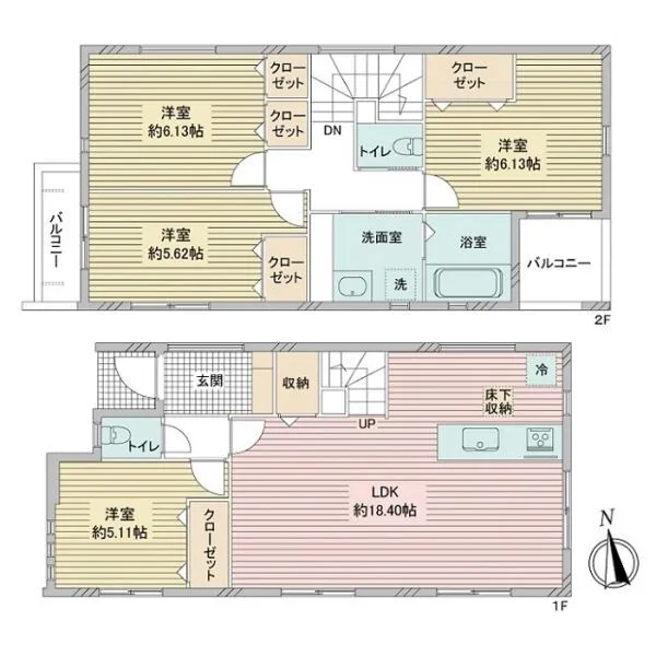 横浜市中区本牧満坂 間取図