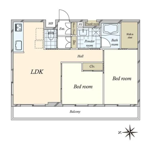 セーナ等々力 間取図