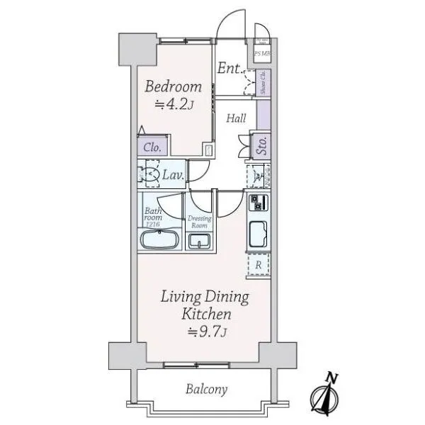 ライオンズプラザ池尻大橋 間取図