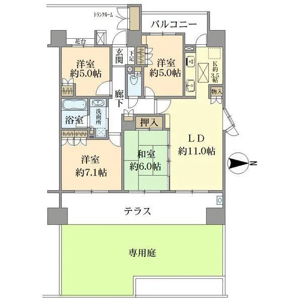 ラトリエ吉祥寺 間取図