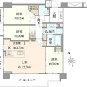リーフィアレジデンス中野坂上 間取図