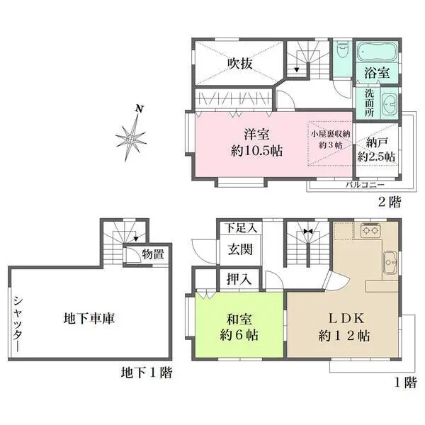 練馬区向山４丁目 間取図