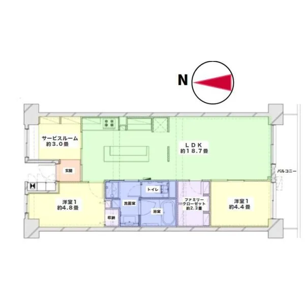 大森海岸パークハウスS棟 間取図