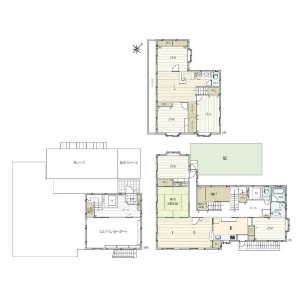 調布市東つつじケ丘２丁目 間取図