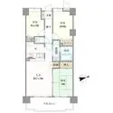 キャッスルマンション多摩センター 間取図