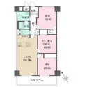 なぎさニュータウン５号棟 間取図