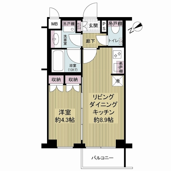 ダイナシティ市谷仲之町 間取図