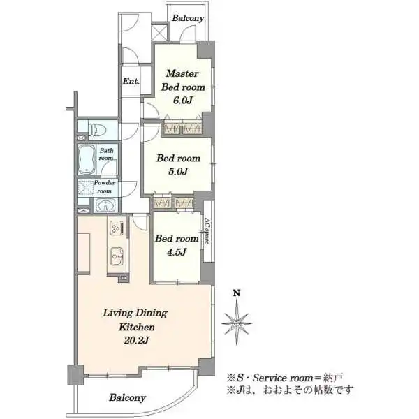 ナイスパークフロンテージ西葛西 間取図