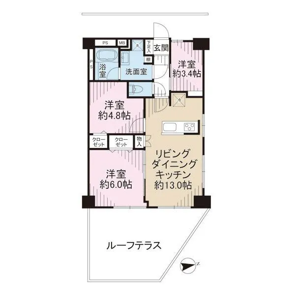 東和サープラス柿生 間取図