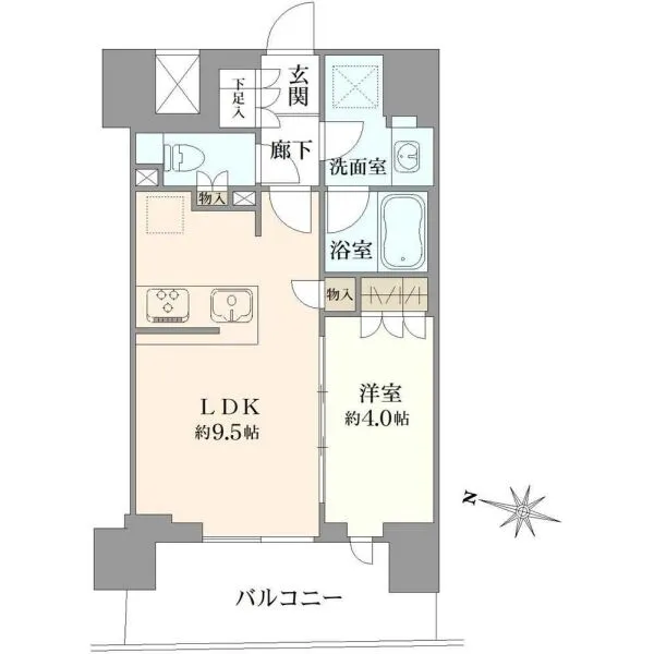 ウエリス渋谷本町 間取図