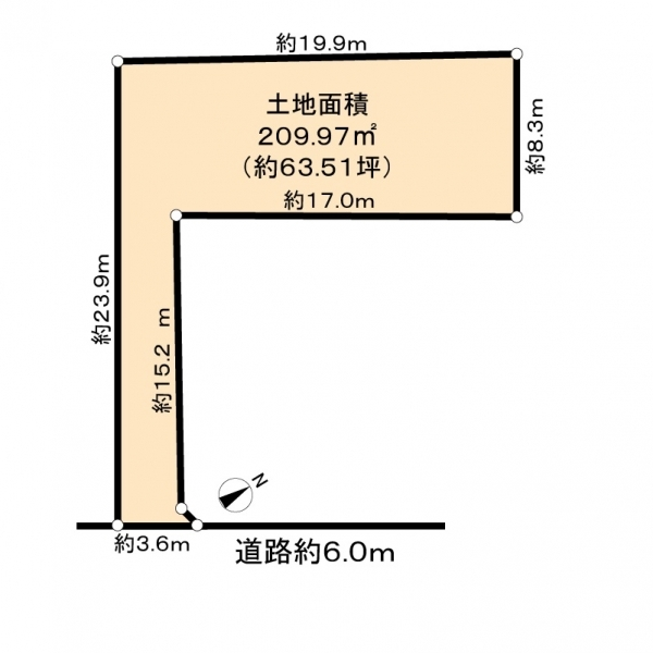 名古屋市名東区大針３丁目 間取図