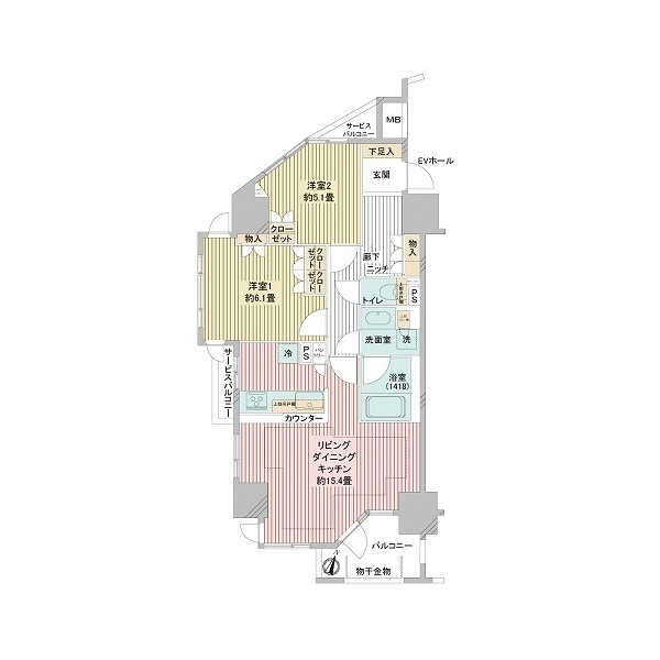 ヴォアール石神井公園 間取図