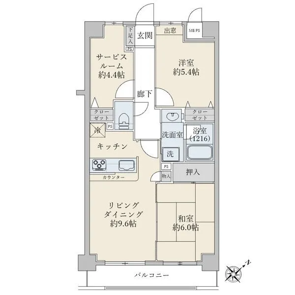 ライオンズヒルズ宮崎台 間取図