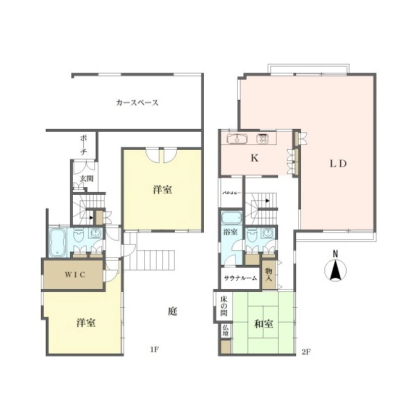 世田谷区祖師谷４丁目 間取図