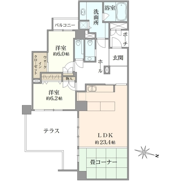 グレーシィ京都東山 間取図