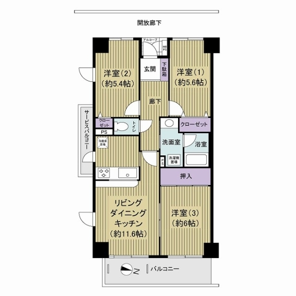 スカイタウン西船橋 間取図