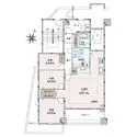 六甲高羽パークハウス 間取図
