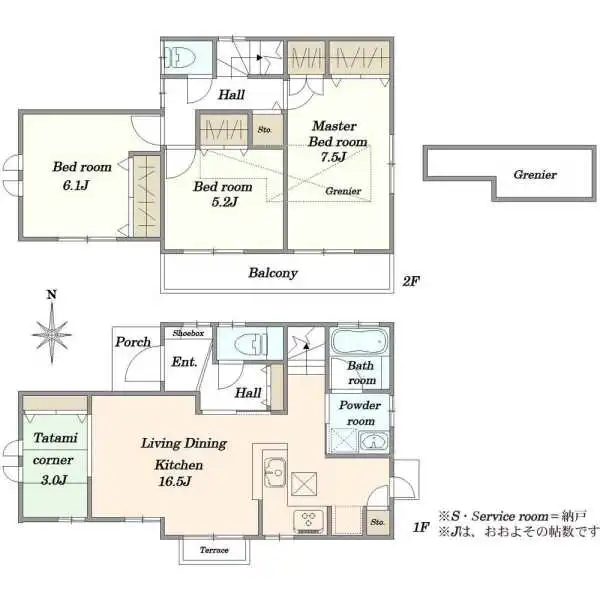 小平市仲町 間取図