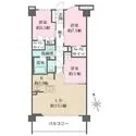 レーベン横浜山手　ONE WARD COURT 間取図