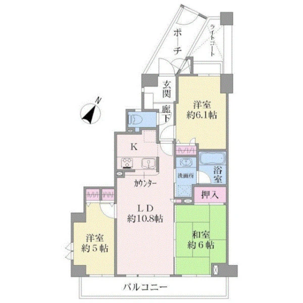 ナイスパークステイツ横濱岡野公園 間取図