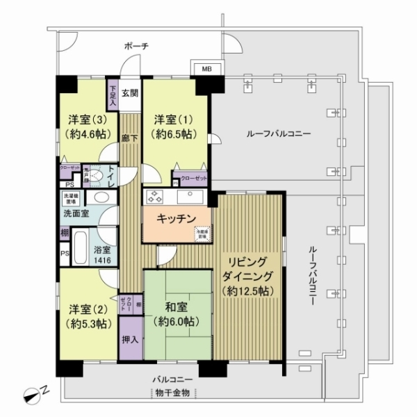 モア・ステージ新鎌ヶ谷 間取図