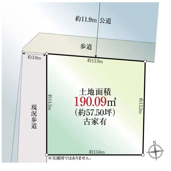 柏市大室 区画図