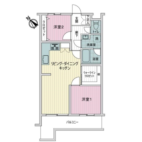ライオンズマンション大宮本郷町 間取図