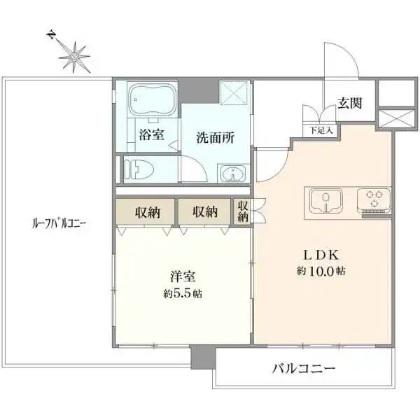 メゾンデューク菖蒲園 間取図