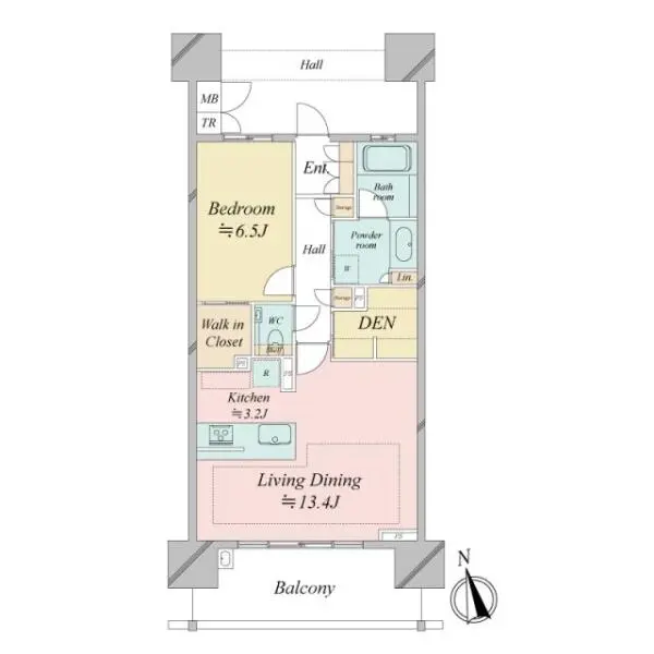 プレミストセンターレジデンス 間取図