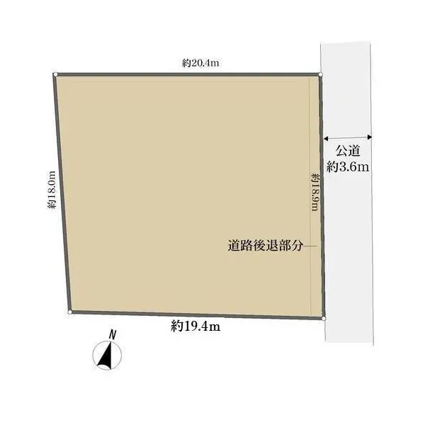 厚木市下川入 区画図
