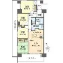 クレヴィア江坂 間取図