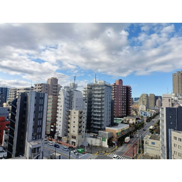 パークハウス市谷柳町 南側バルコニーからの眺望